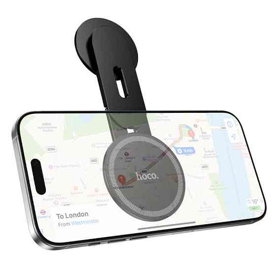 Автотримач для телефона HOCO H93 Stable magnetic case screen holder(display screen) Black Одеса