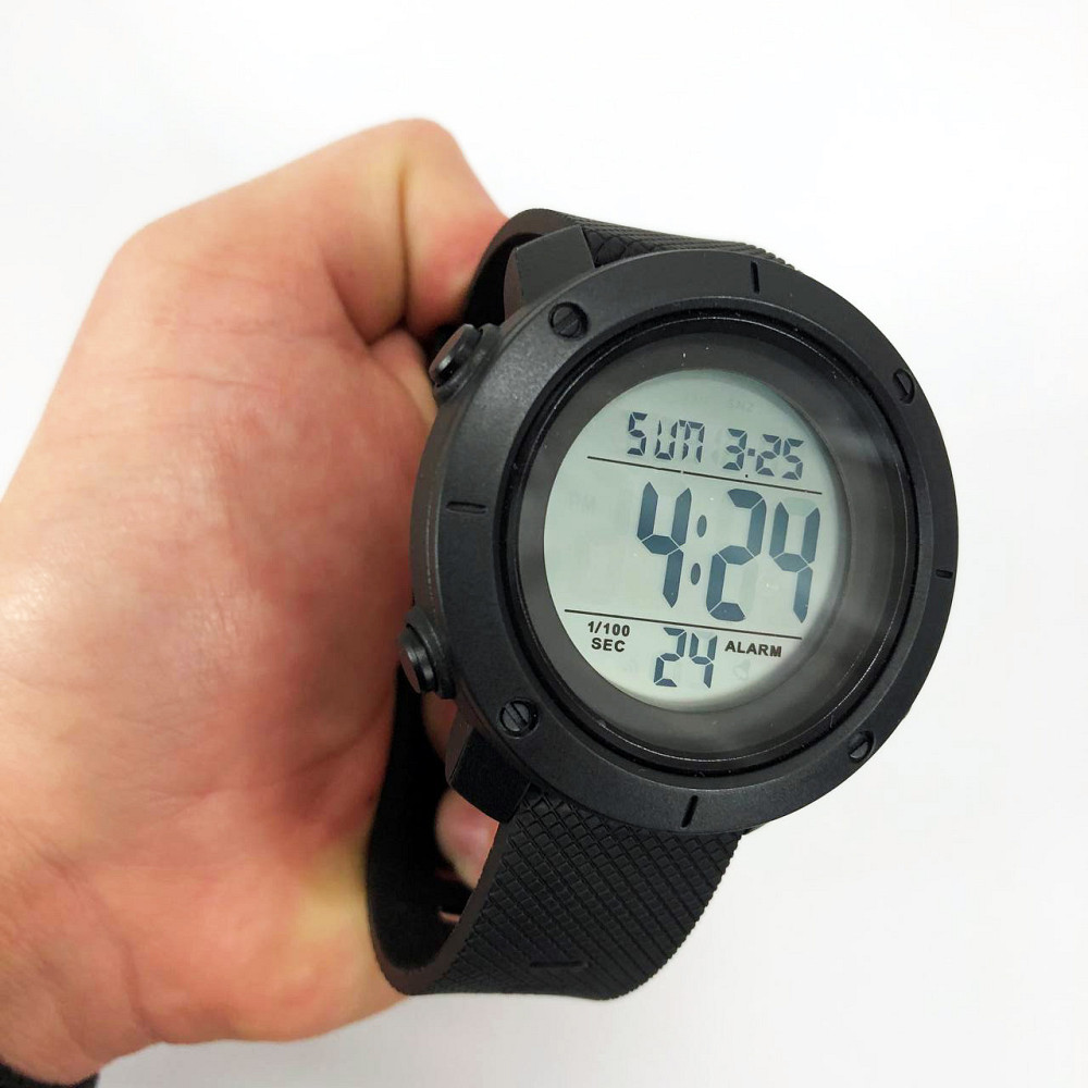 Чоловічий водостійкий спортивний тактичний наручний годинник SKMEI 1434BKWT, Рибальський годинник MW-78 Львів - фото 11