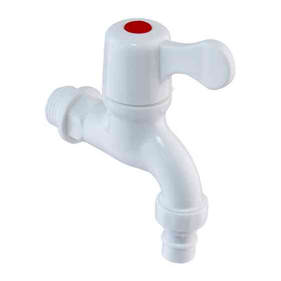 Кран для холодной воды PVC (White) Plamix PVS-1/2