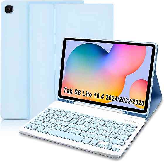 Чехол с Bluetooth клавиатурой для Samsung Galaxy Tab S6 Lite 10.4”2024/2022/2020 (SM-P625/P620/P610/P615/P613/P619) из Германии Днепр