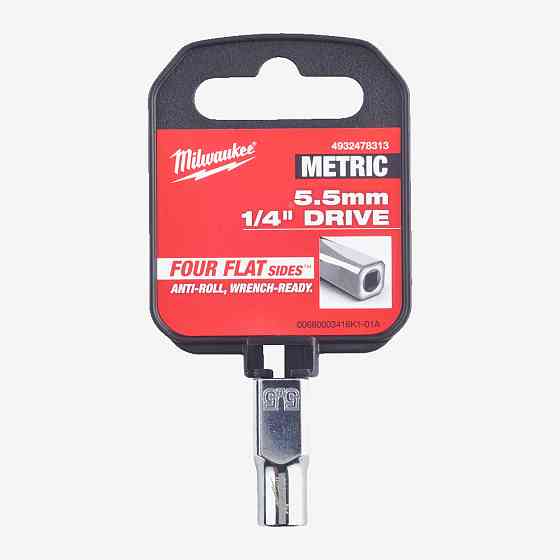 Головка хромированная метрическая 1/4'' MILWAUKEE, 5,5мм Одесса