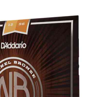 Струны для гитары D'Addario Nickel Bronze Light Top / Medium Bottom (12-56) (NB1256) Винница