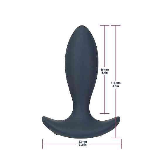 Анальна пробка з пульсацією Lux Active – Throb – 4.5" Anal Pulsating Massager, пульт ДК Sex Aura Київ