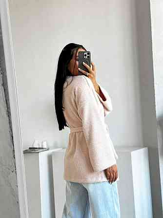 Жіночий теплий модний кардиган альпака Пісочний, 42/44 Одеса