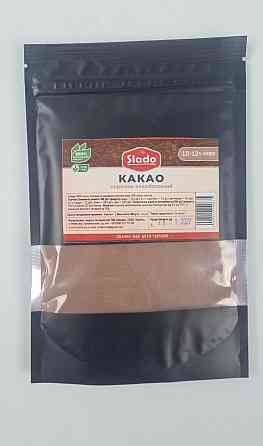 Какао-порошок 10-12% алкализованный (Украина) 100грм  (1 шт) Харків