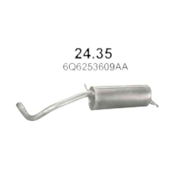 Глушник Fabia, Фольцваген Поло, Seat Ibiza 1.4 Шкода Мукачево