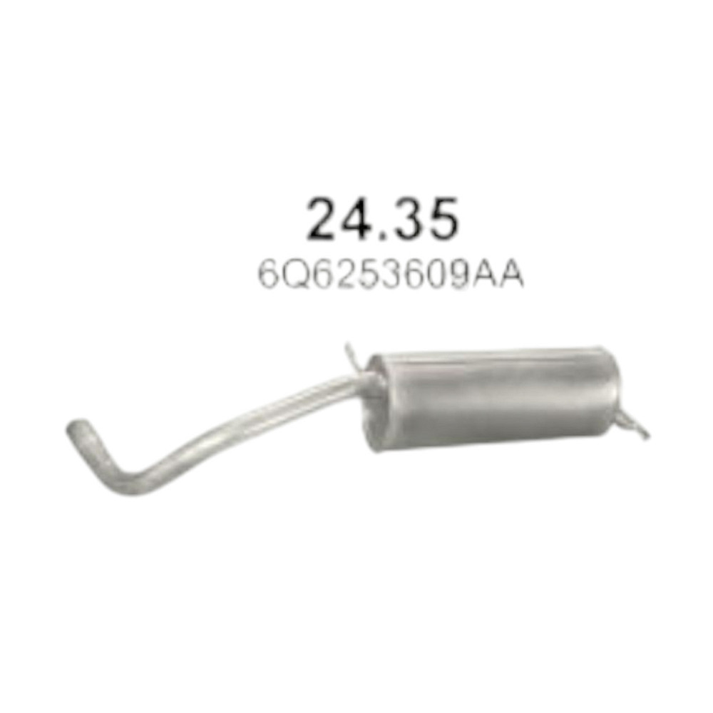 Глушник Fabia, Фольцваген Поло, Seat Ibiza 1.4 Шкода Мукачево - фото 1