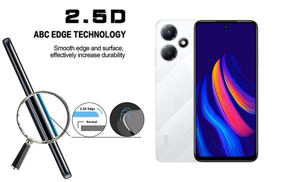 Защитное стекло ArmorGlass для Infinix Hot 30, Hot 30 Play – устойчивое к царапинам и ударам Киев - изображение 2