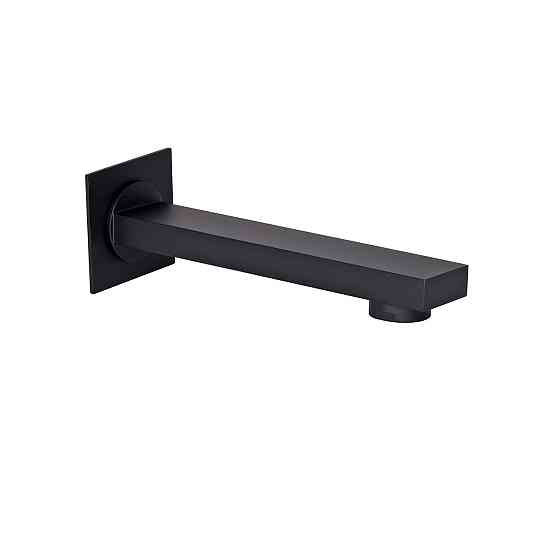 Вилив для систем прихованого монтажу Qtap Vytok 180 мм прямокутний QTVYT246BLM45933 Black Matt Київ