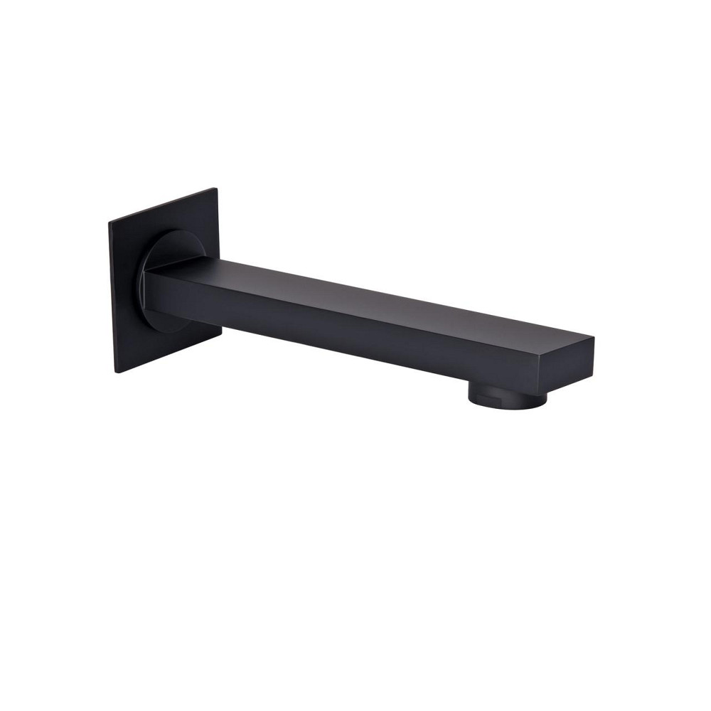 Излив для систем скрытого монтажа Qtap Vytok 180 мм прямоугольный QTVYT246BLM45933 Black Matt Киев - изображение 1