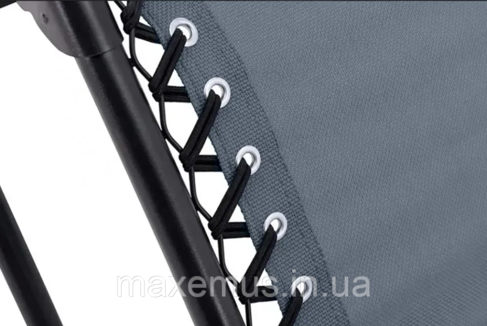 Набор шезлонгов 2 шт и столик Bonro SP167A садовые лежаки для отдыха и террасы серый Мостиська - фото 10