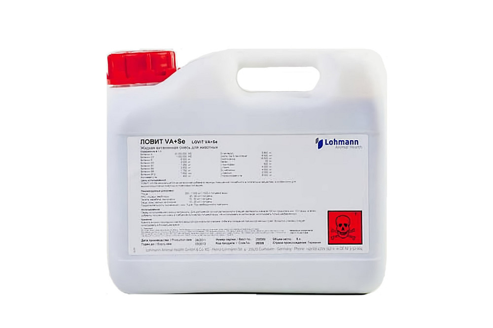 Ловит VA + Se (для животных) раствор для орального применения, 5 л Винница - изображение 1