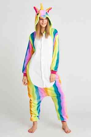 Піжама кігурумі райдужний єдиноріг S (висота 140-150см) Вінниця