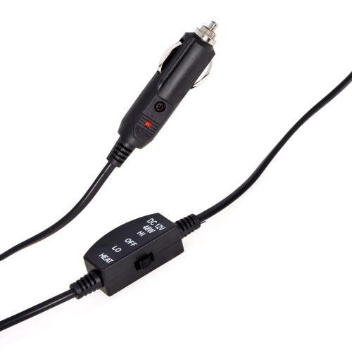 Накидка з підігрівом на сидіння висока H 19002 BK (115x49см) з перемикачем Харків - фото 4