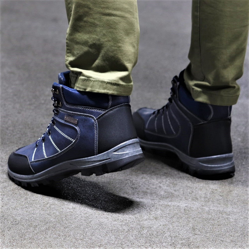 Черевики ЗИМНІ чоловічі Сині Кросівки з МЕХОМ (розміри: 41,42) — 0295 Дніпро - фото 10
