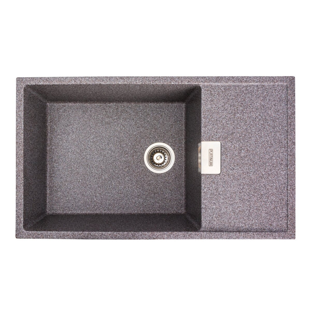Гранітна мийка для кухні Platinum 8650 DIAMOND матова (мікс) Коломия - фото 1