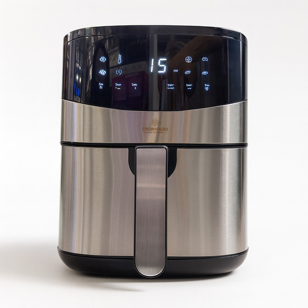 Кухонный мощный аэрогриль Crownberg CB-5553 6.5Л воздушная аэрофритюрница WA-53 Львов - изображение 1