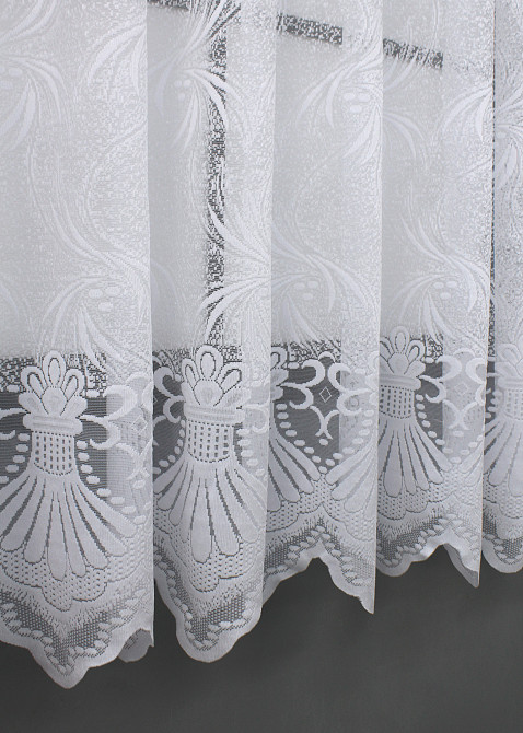 Тюль жакард VR-Textil № 854т Арка на кухню колір білий 200х160 см (53-0271) Київ - фото 6