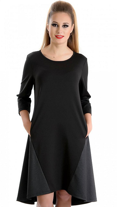 Платье с кармашками из трикотажной ткани (46) Киев - изображение 1