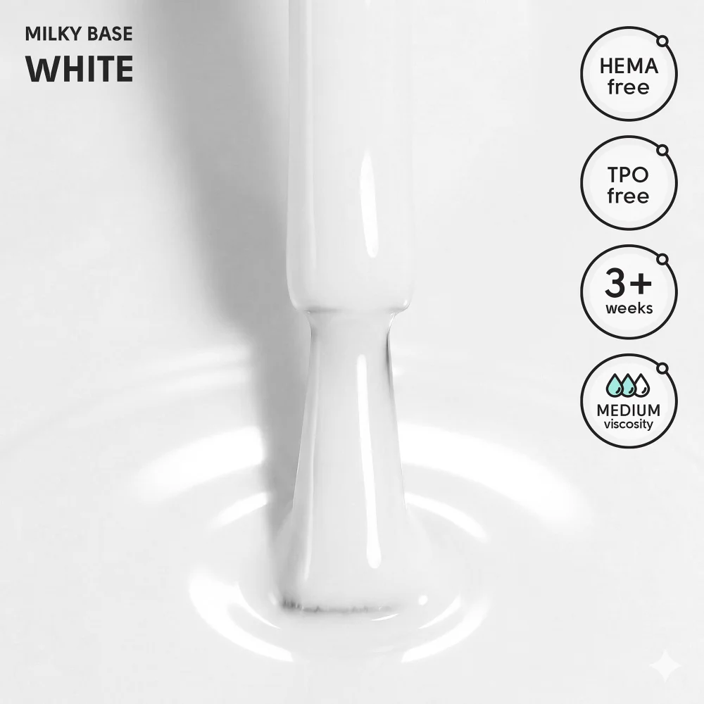Цветная база для гель-лака Milky Base Shelly 12 мл Киев - изображение 4