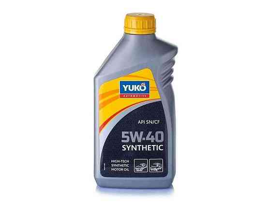 Масло моторне синтетичне SYNTHETIC 5W-40 API SN/CF 1л ТМ Yuko Київ