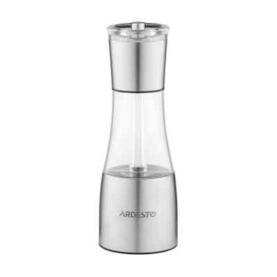 Мельница для специй Ardesto Gemini, 140мл, акрил, нержавіюча сталь, прозорий (AR1419SS) Винница