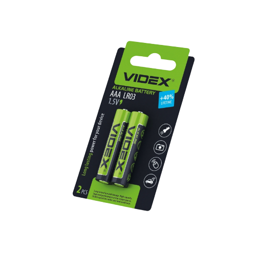 Батарейка лужна ААА/LR03 (бл-2шт) Videx Житомир - изображение 1