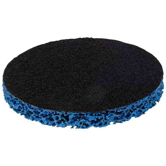 Круг зачистной из нетканого абразива (коралл) Ø125мм на липучке синий средняя жесткость SIGMA (9176211) Киев