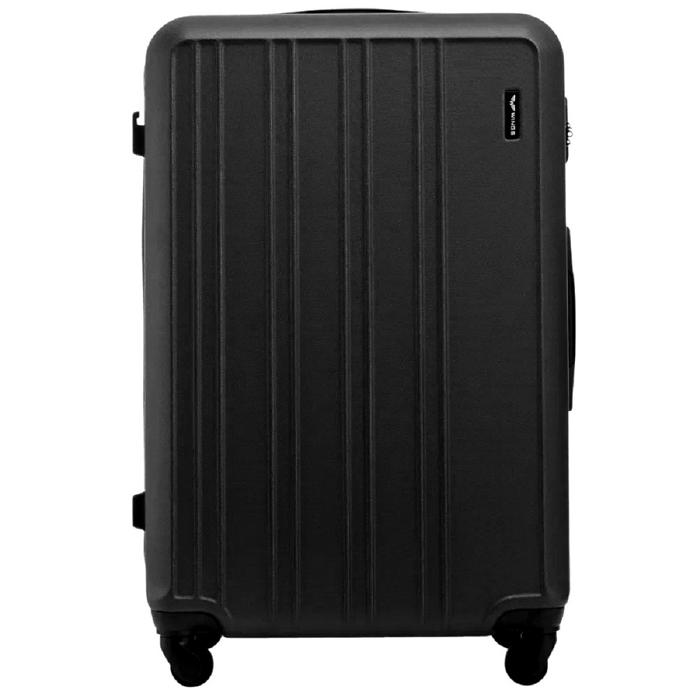 Валіза пластикова WINGS HRR01 велика 75 см чорна Київ - фото 2