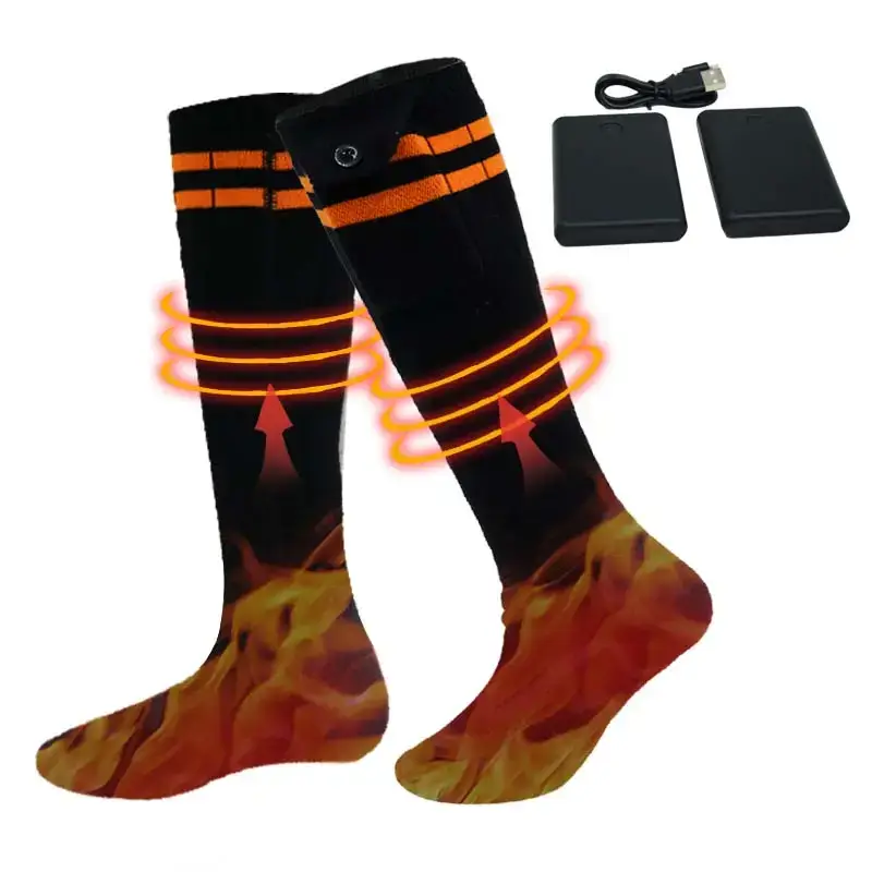 Носки с подогревом ZBHSWZ05 с блоком питания 4000mAh 38-44р. (Черные) Винница - изображение 2