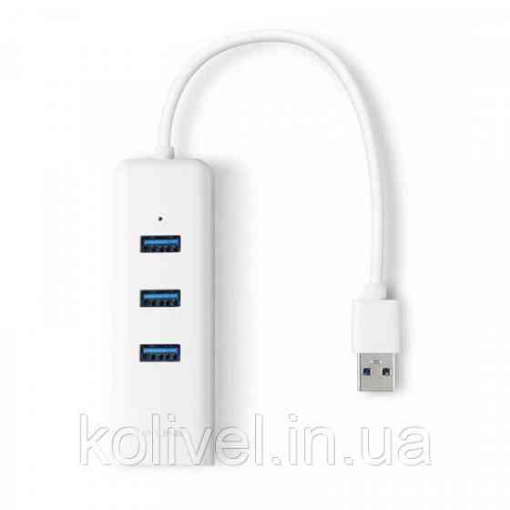 Адаптер TP-Link UE330, USB 3.0 to Gigabit, 3-Port USB 3.0 Hub, 1 USB 3.0 connector, 1 Gb, 3 USB 3.0 (UE330) Киев