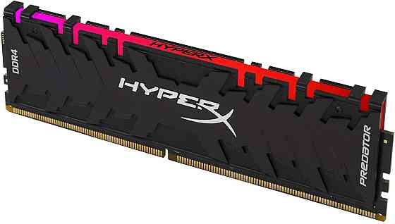 DDR4 Kingston RGB HyperX Predator 32GB (Kit of 2x16384) 3200MHz CL16 Black DIMM Київ
