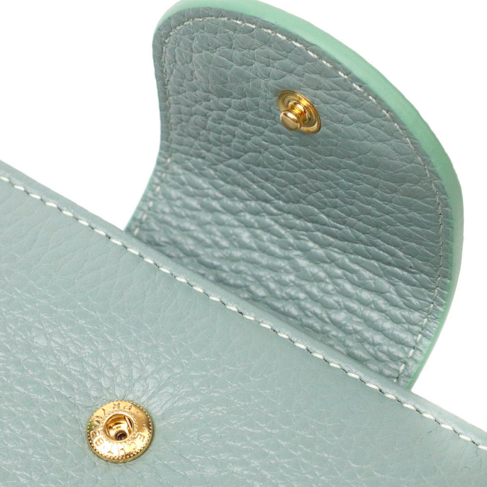 Стильний жіночий гаманець із натуральної шкіри Сіро-зелений (Tony Bellucci) Київ - фото 9