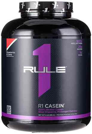 Протеїн Rule 1 Casein 1800 g (Strawberries and cream) Луцьк
