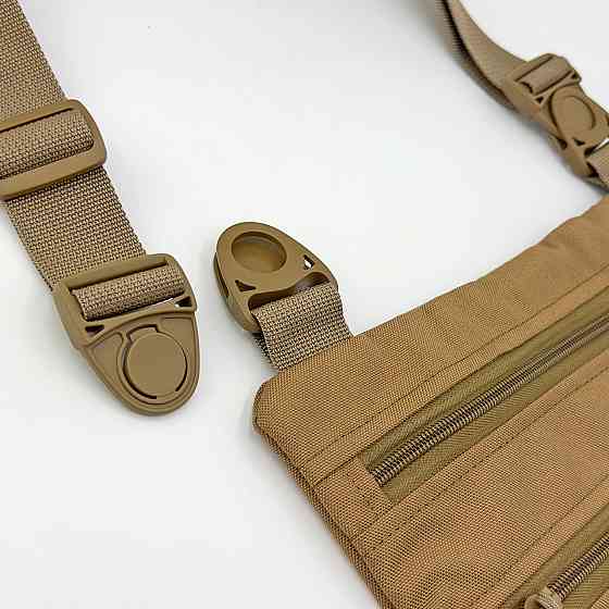 Тактична однолямкова сумка на плече , Койот Poly-Cordura 900 D Київ