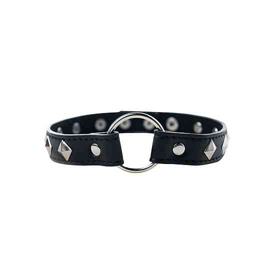 Ошейник Fantasy Adjustable collar с металлическими шипами, регулируемый Sex Aura Киев
