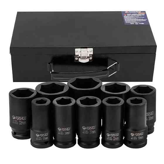 Набір ударних головок 3/4" 10пр.(6гр.)(17,19,22,24,27,30,32,36,41,46мм) Forsage F-6108-5MPB Одеса