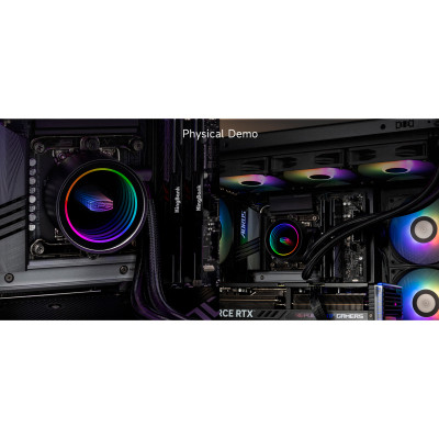 Система рідинного охолодження PcCooler DA360 ARGB BK Вінниця - фото 7