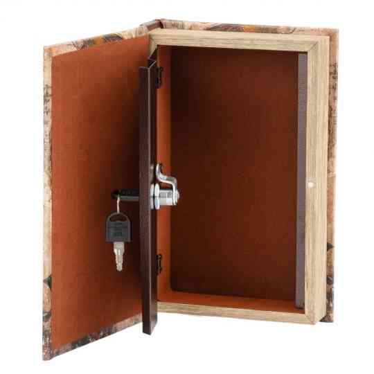 Книга-тайник сейф "Песочный хронометр" для денег и ценностей, 26 см Вінниця