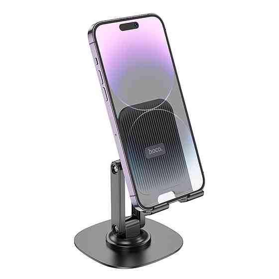 Тримач для мобільного HOCO HD6 Winner dual-axis rotating desktop stand Black (6942007602372 ) Київ