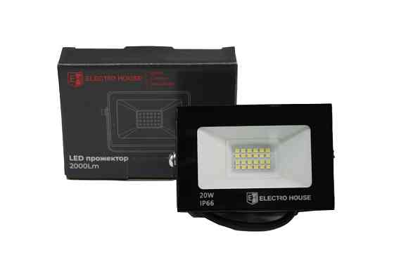 LED прожектор 2000 Лм 20Вт 6500К холодный белый SMD2835 Днепр