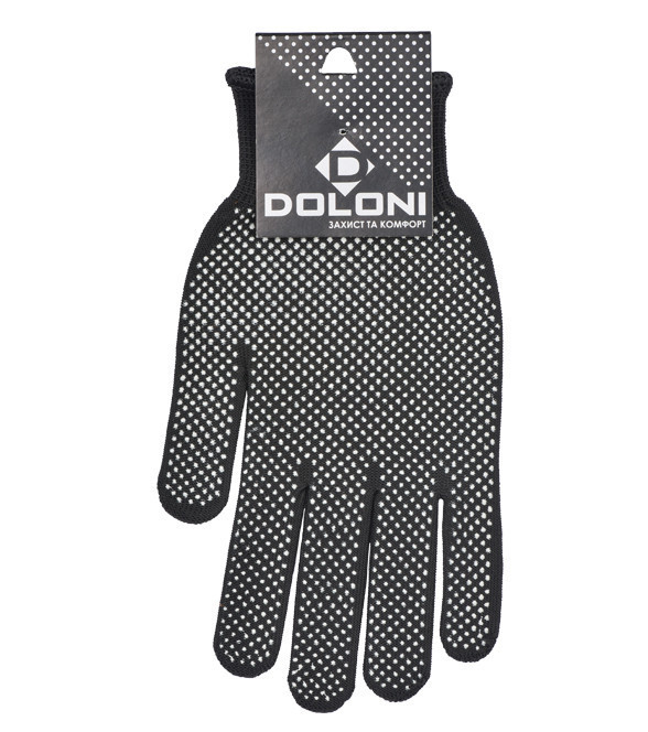 Doloni рукавички захисні трикотажні з ПВХ малюнком, розмір 10, Лайт 4410 Рівне - фото 7