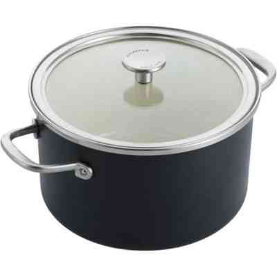 Кастрюля KitchenAid Steel Core 24 см 6 л матовий чорний (CC006001-001) Винница