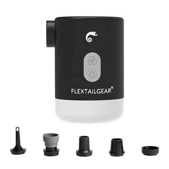 Кемпінговий насос-ліхтар Flextail Max Pump 2 Pro + Power Bank (Чорний) Вінниця