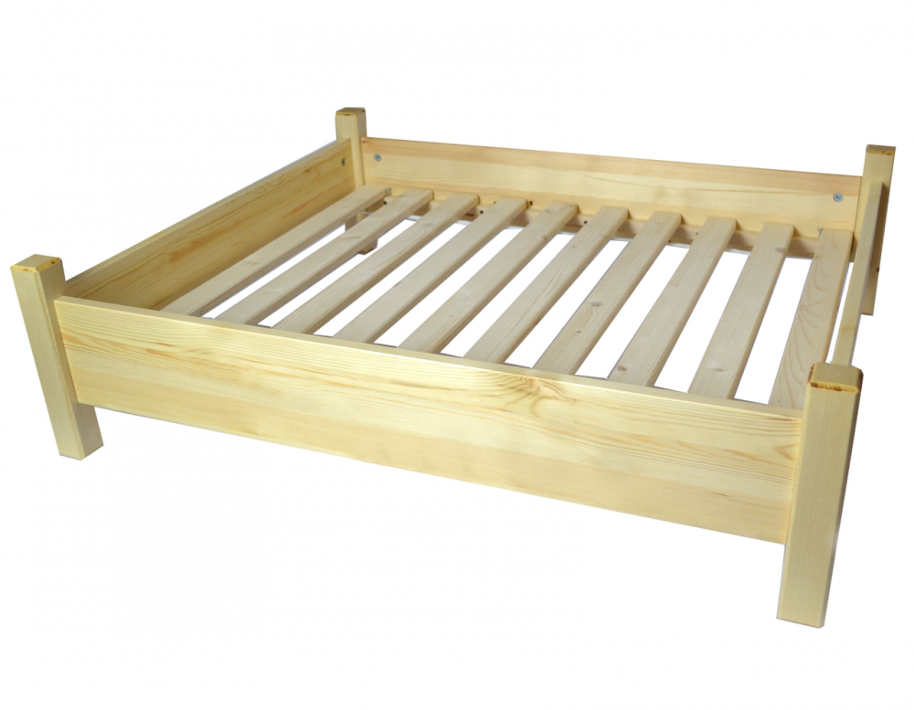 Лежак деревянный для собаки 