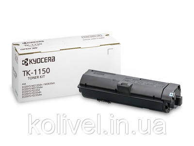 Kyocera TK-1150, 1T02RV0NL0 — оригінальний тонер картридж для ECOSYS M2135dn, M2635dn, M2735dw, P2235dn, Київ - фото 1