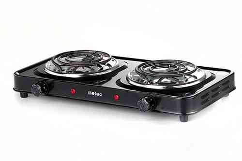 Электрическая настольная спиральная плита Metec ES-02DSB 2000 Вт Харьков