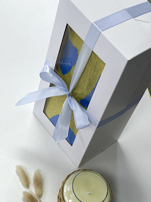 Рушник з патріотичним дизайном Ideal Textile 70х140 см у подарунковому упакуванні (56860971) Чернівці - фото 4