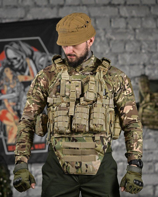 Якісна плитоноска Attack STATIX мультикам ДЛ6477 Одеса - фото 1