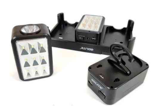 Портативна сонячна автономна система GDLite GD-8058 сонячна панель + Power Bank + Пульт дистанційного керування (15000 mah) Чернівці